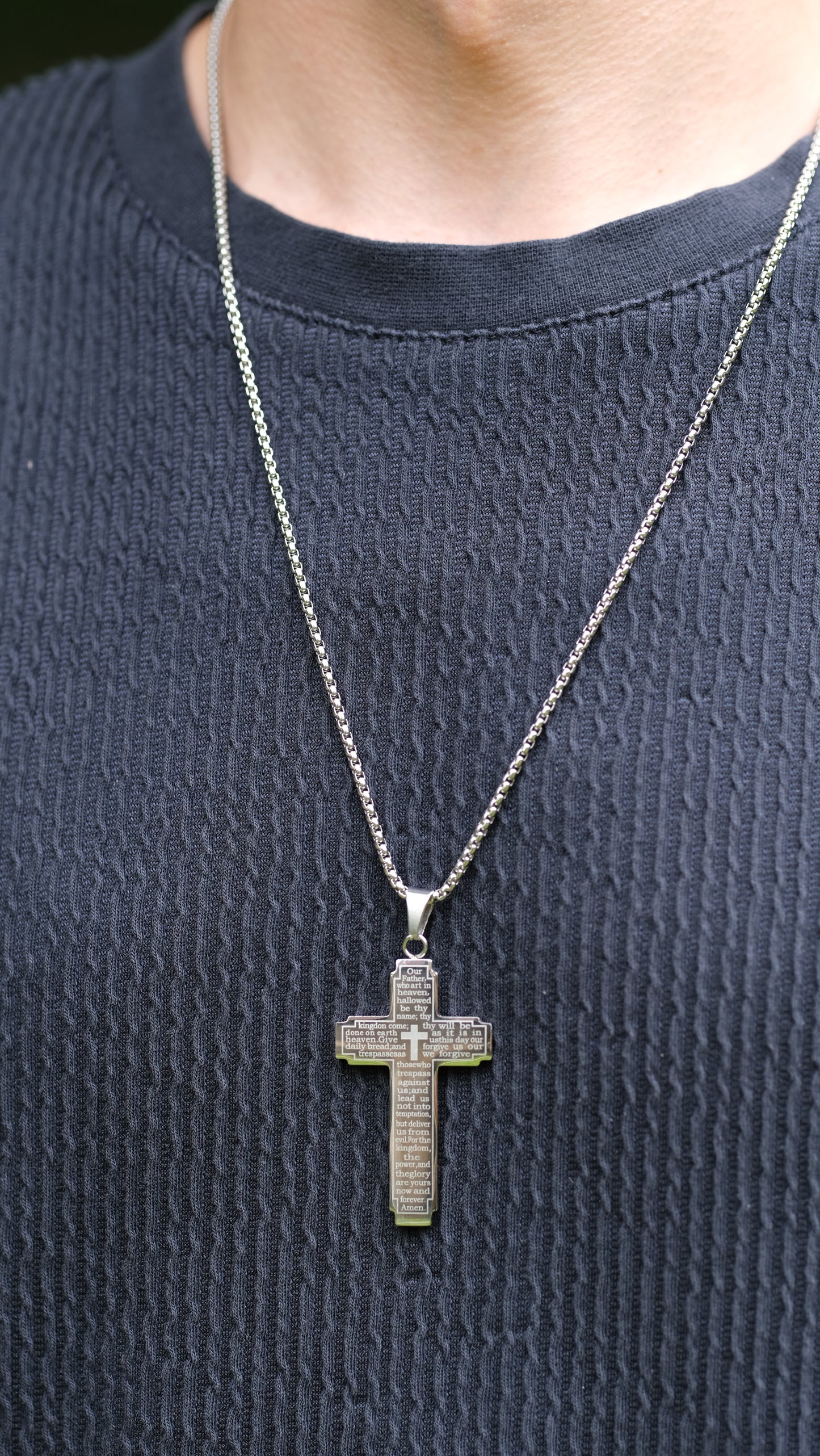 The Lord’s Prayer Cross Necklace