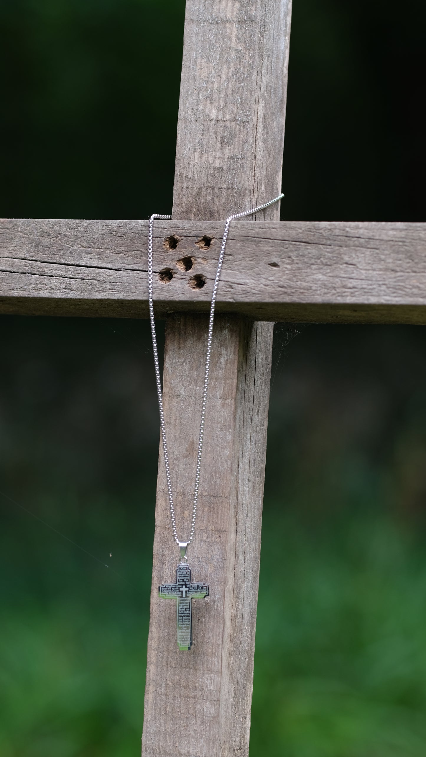 The Lord’s Prayer Cross Necklace