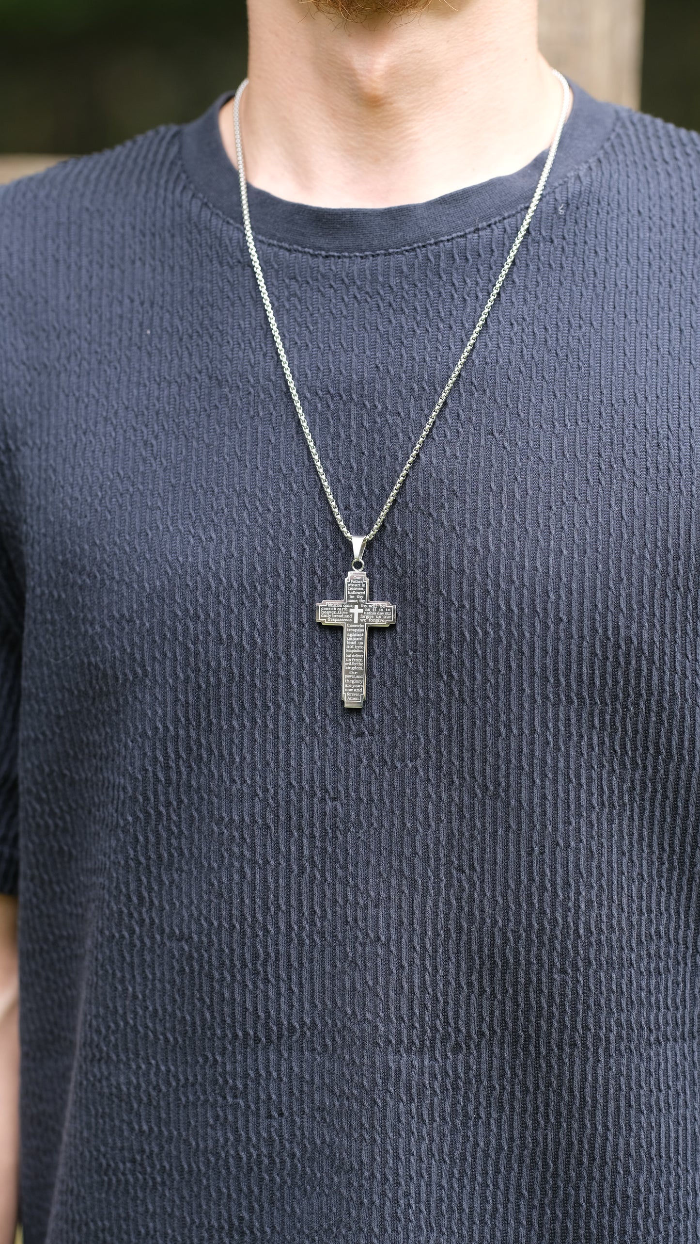 The Lord’s Prayer Cross Necklace